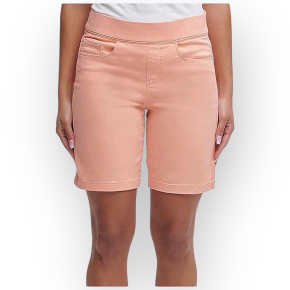 Dkny Pants - NWT DKNY Jeans Women’s Comfort Pull-On Bermuda Shorts – Small – Salmon (Pink)
